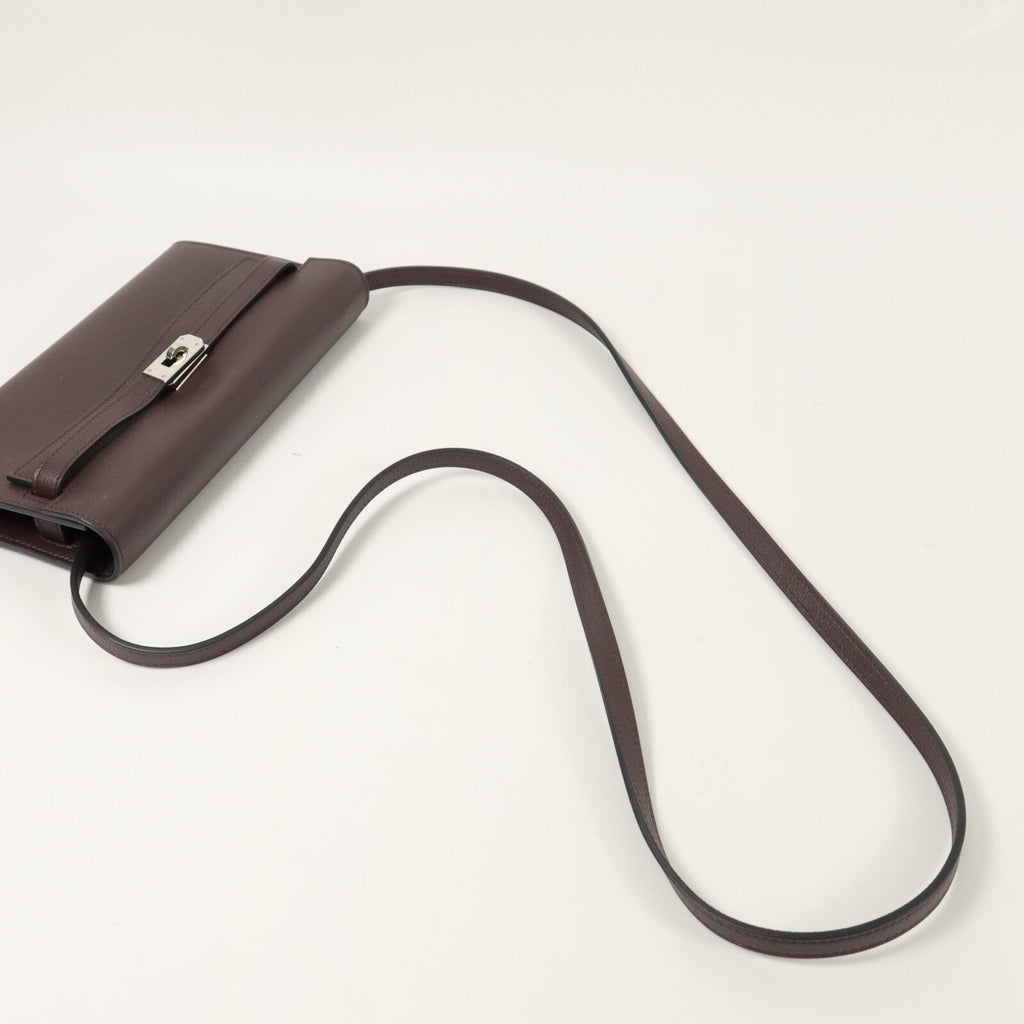 HERMES Hermes Phw Kelly To Go Shoulder Bag Evercolor Leather Rouge Sellier image 12