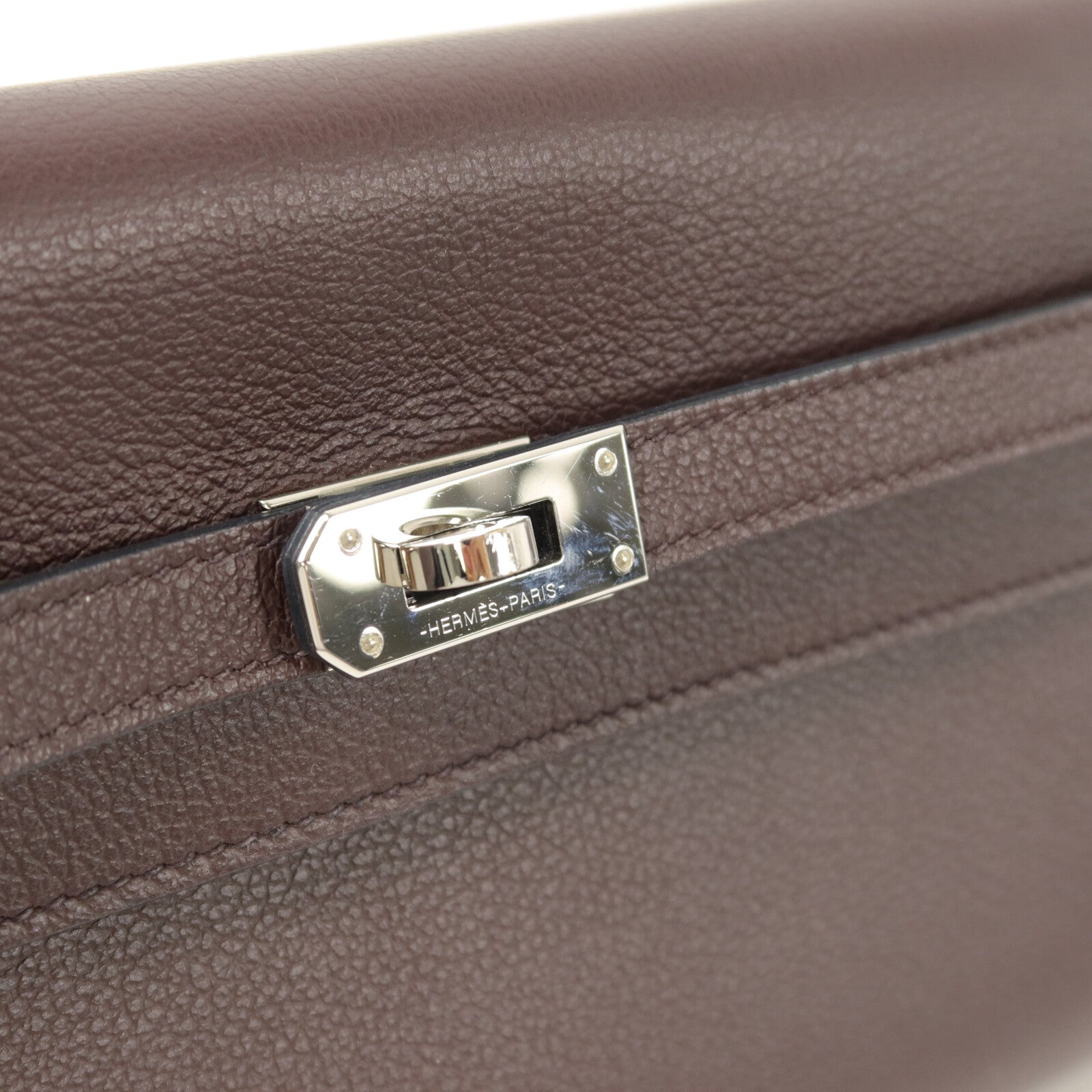 HERMES Hermes Phw Kelly To Go Shoulder Bag Evercolor Leather Rouge Sellier image 6