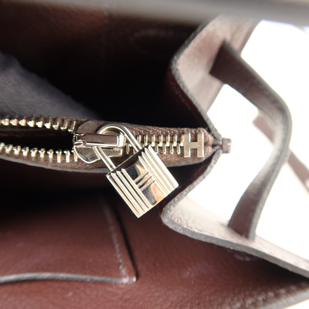 HERMES Hermes Phw Kelly To Go Shoulder Bag Evercolor Leather Rouge Sellier image 10