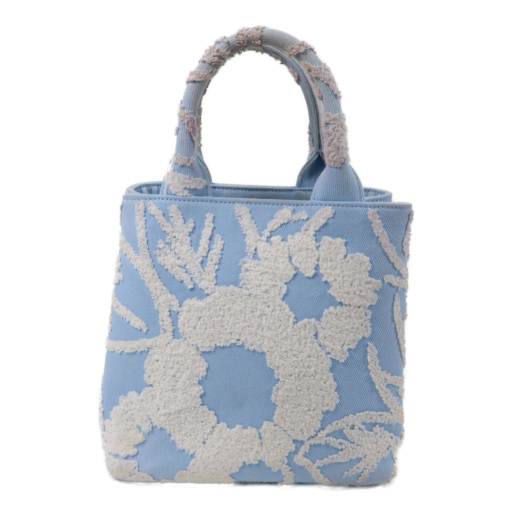 PRADA Prada Shw Drill2 Way 2wayshoulder Bag Iab343 Canvas Blue/White image 2