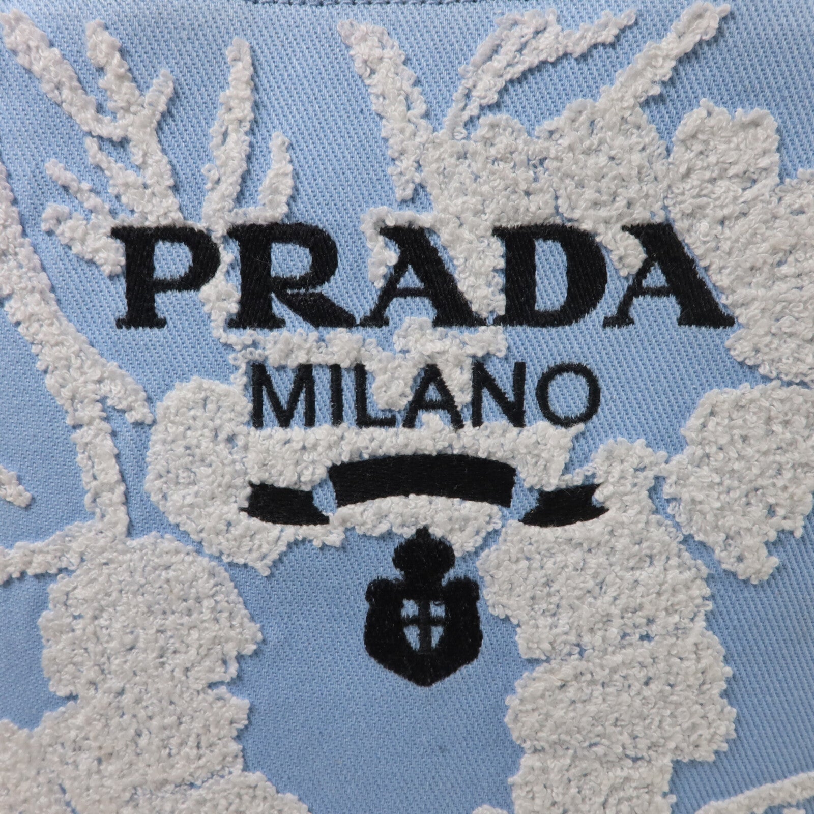 PRADA Prada Shw Drill2 Way 2wayshoulder Bag Iab343 Canvas Blue/White image 19