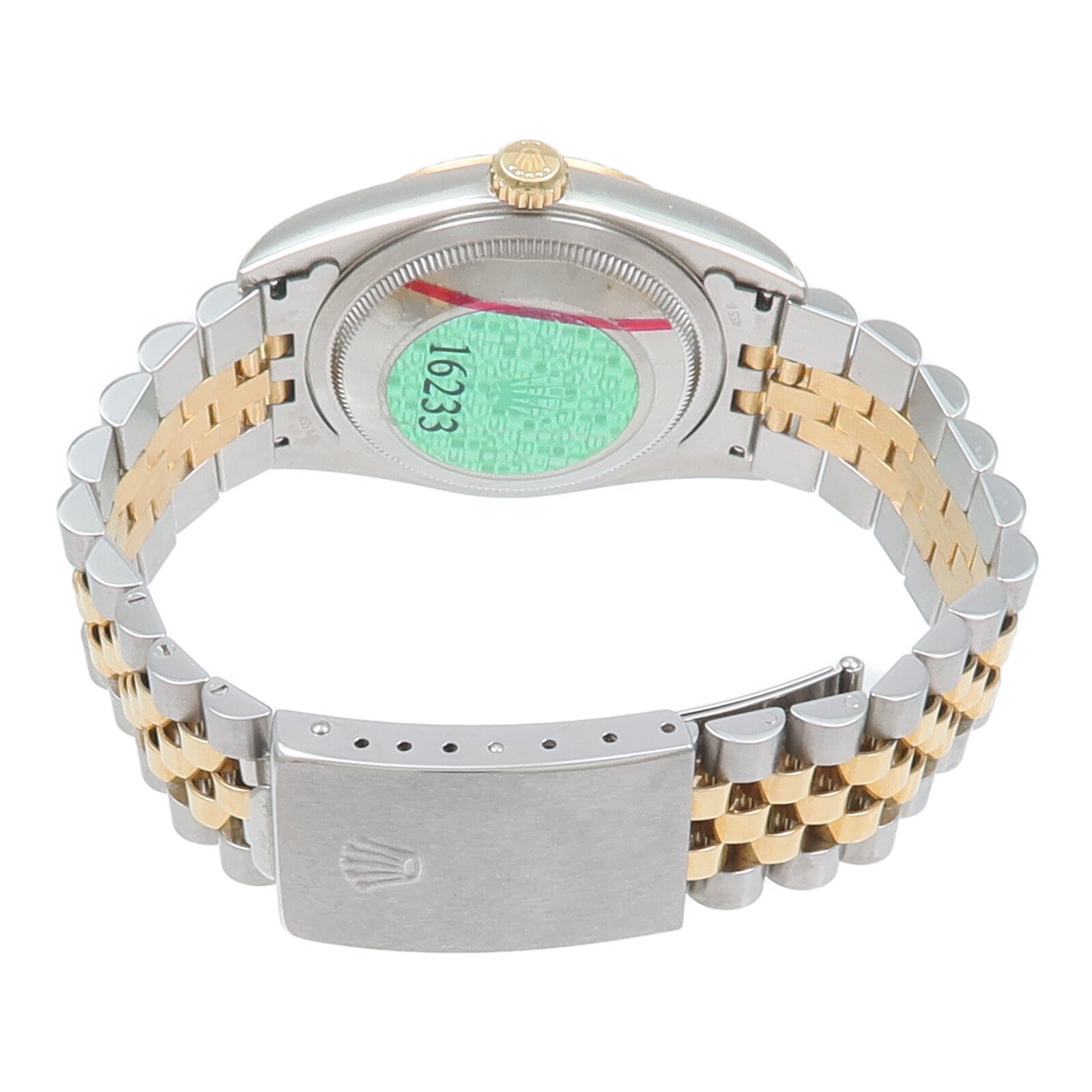 ROLEX Rolex Datejust 16233 Automatic Watch 18k Yellow Gold Stainless Steel image 5