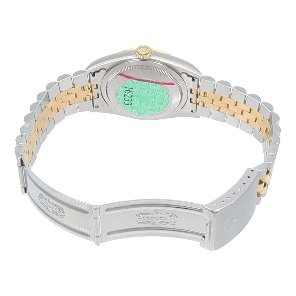 ROLEX Rolex Datejust 16233 Automatic Watch 18k Yellow Gold Stainless Steel image 6