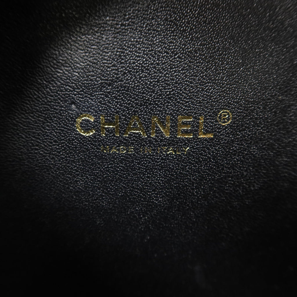 CHANEL Chanel Cc Ghw Vanity Case 2wayshoulder Bag Calfskin Leather Red image 6