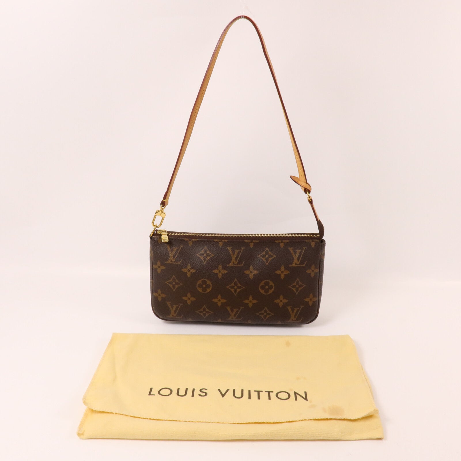 LOUIS VUITTON Louis Vuitton Lv Ghw Pochette Accessoires Pouch M40712 Monogram Brown image 9