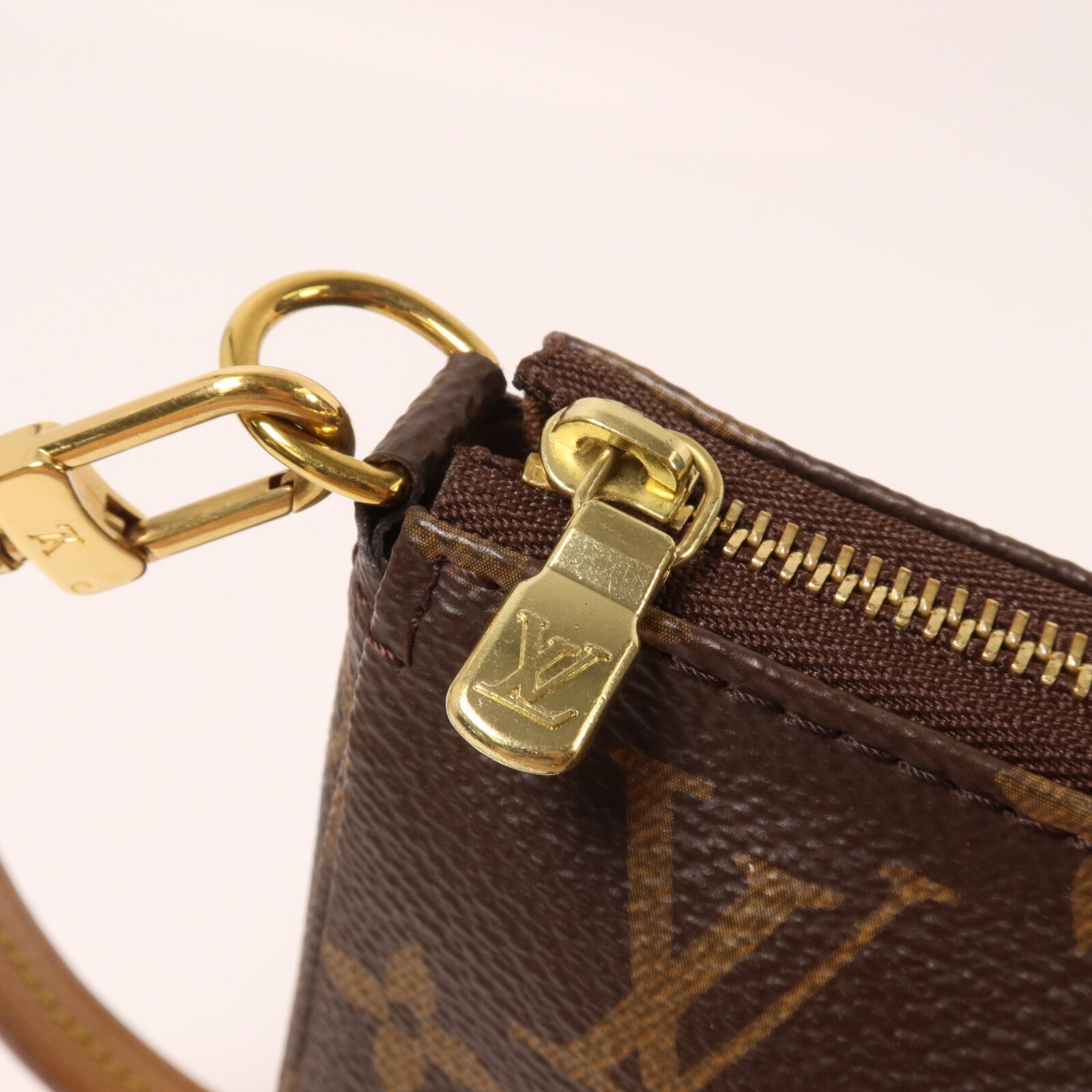 LOUIS VUITTON Louis Vuitton Lv Ghw Pochette Accessoires Pouch M40712 Monogram Brown image 10