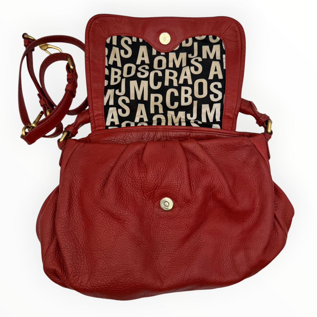 Marc by Marc Jacobs Standard Supply Red Leather Flap Shoulder Bag