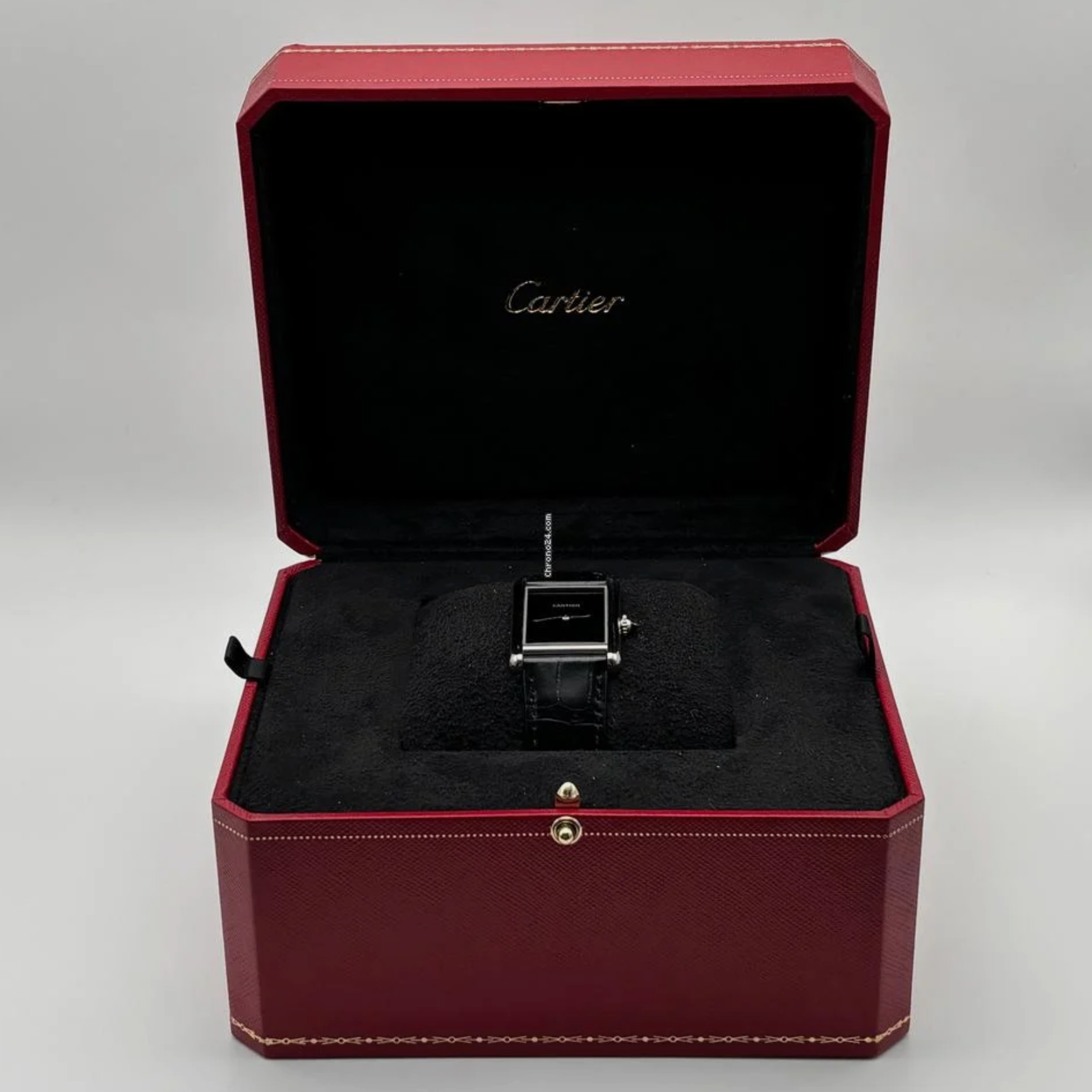 Cartier Tank Must Black Cartier TANK MUST DE CARTIER WATCH