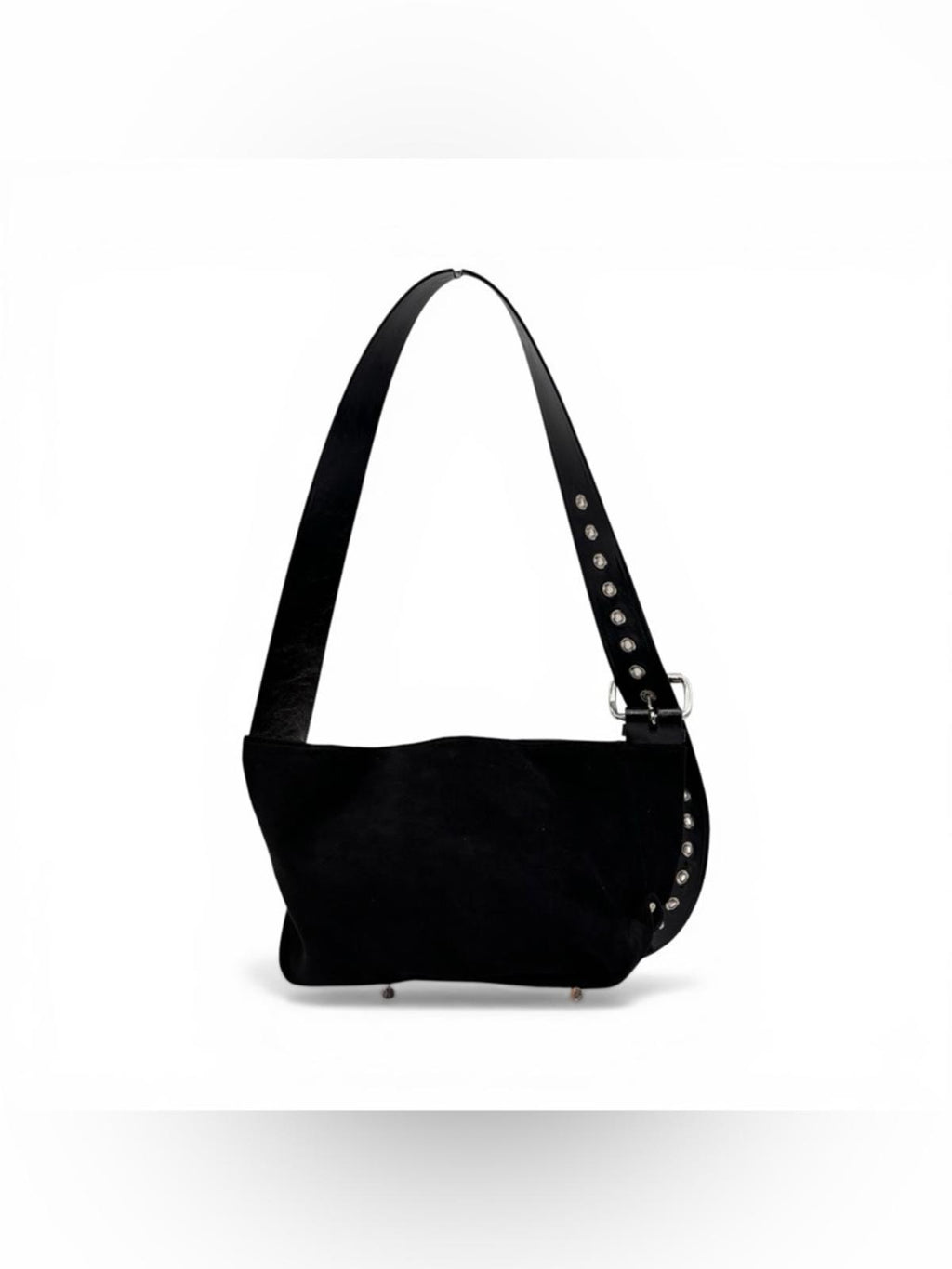 Vivienne Westwood Orb Shoulder Bag Black Surde Leather Strap