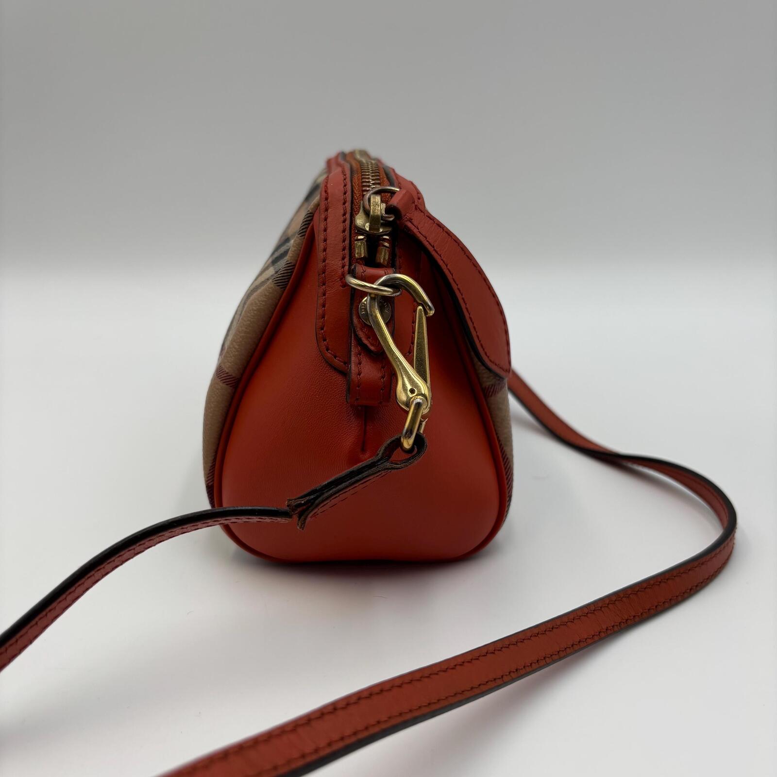 Burberry Haymarket Check Crossbody Bag