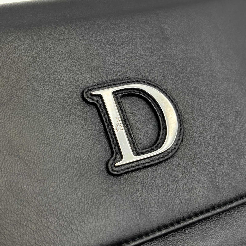 Christian Dior Vintage D Logo Travel Wallet/ Clutch