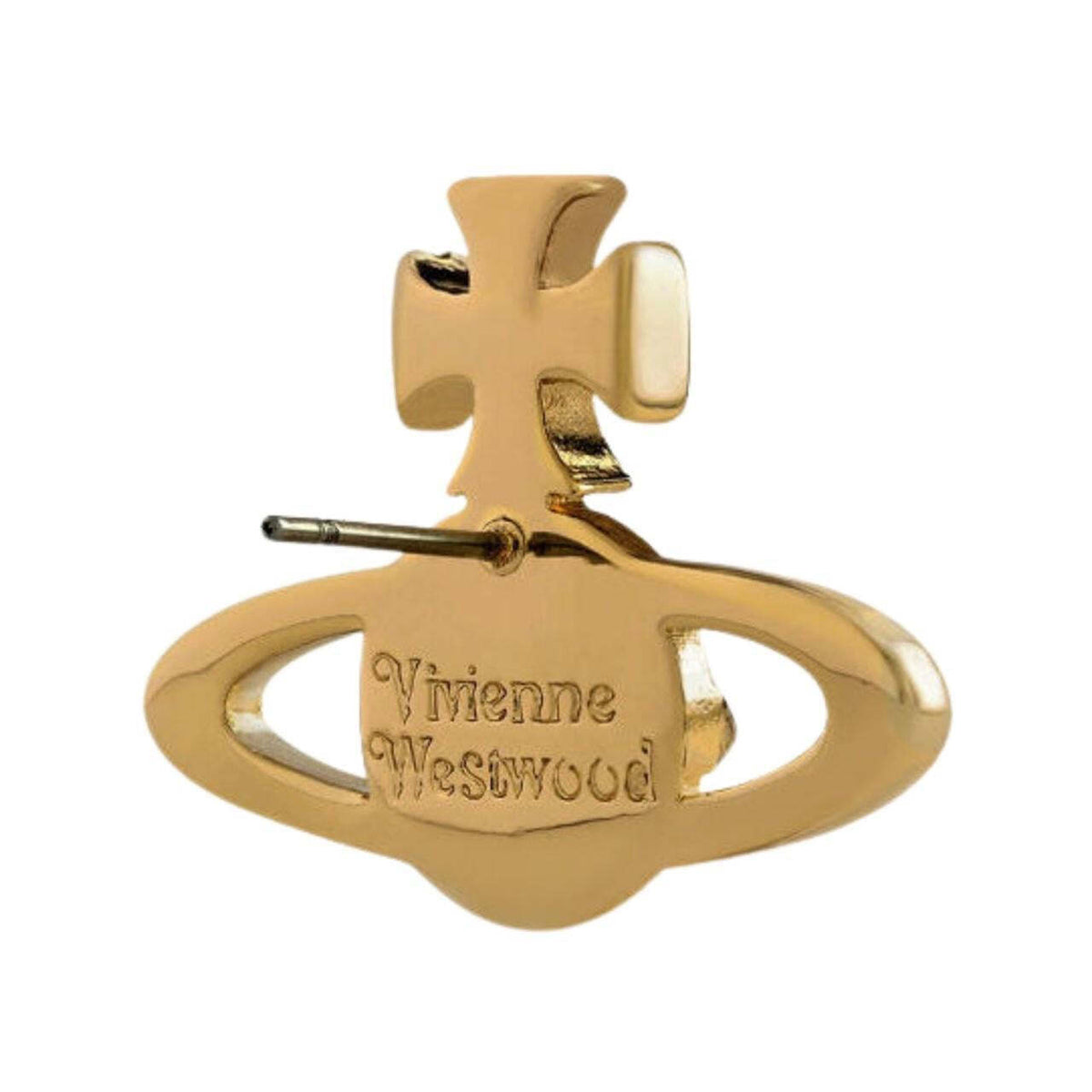 Vivienne Westwood Mayfair Gold-Tone Crystal Orb Stud Earrings