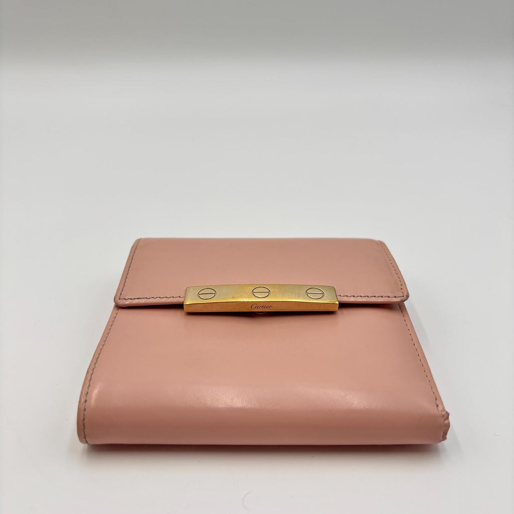 Cartier Love Wallet Pink Leather