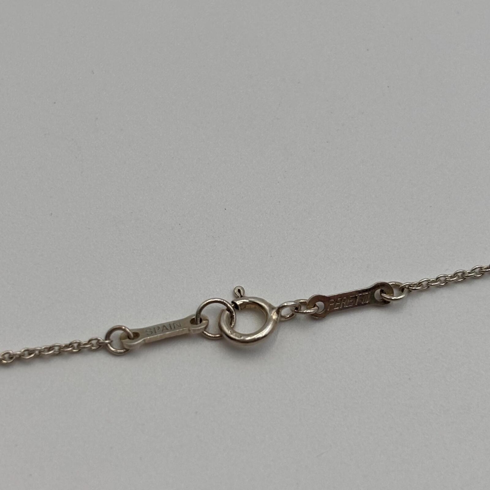 Tiffany & Co. Elsa Peretti Open Heart Pendant Necklace