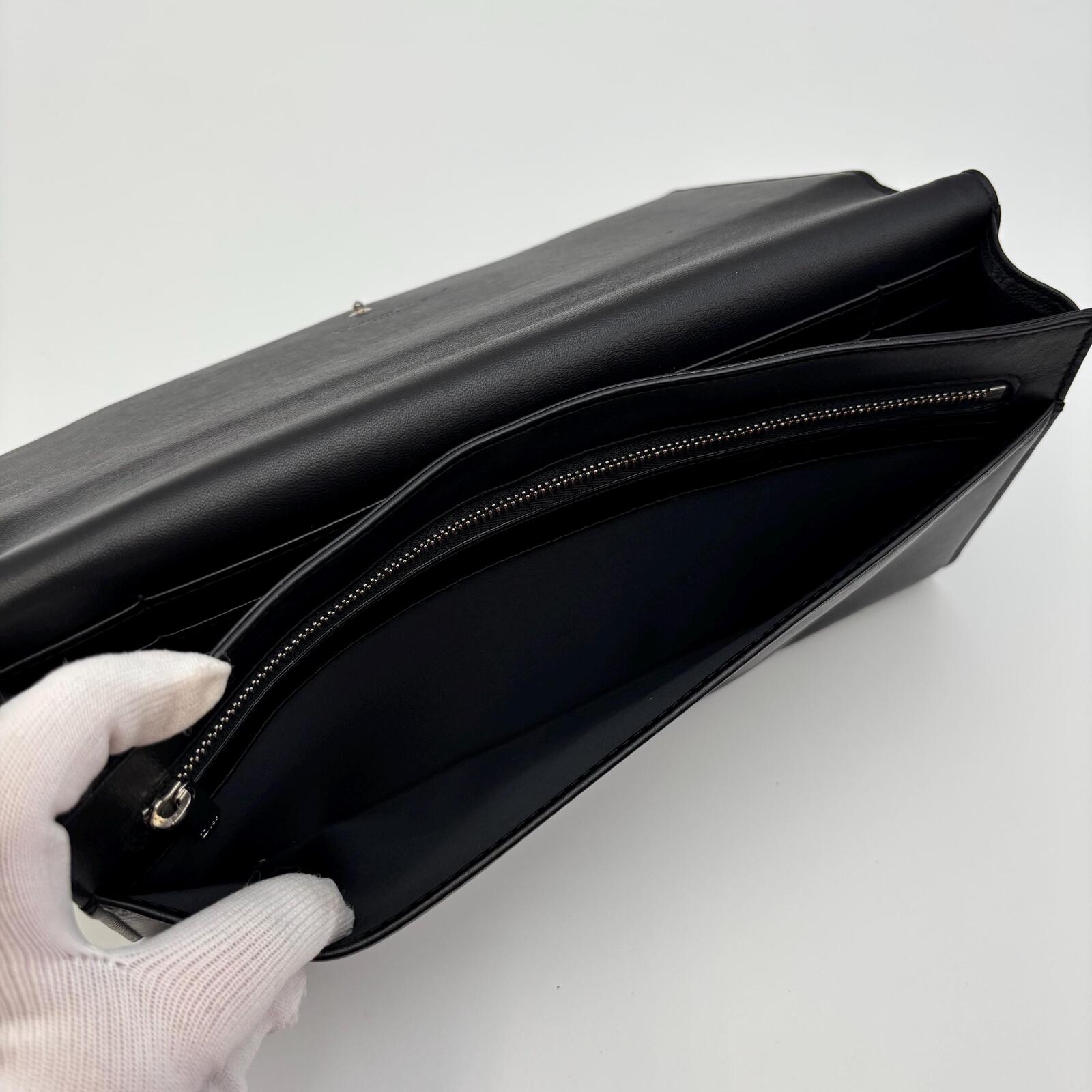 Christian Dior Vintage D Logo Travel Wallet/ Clutch