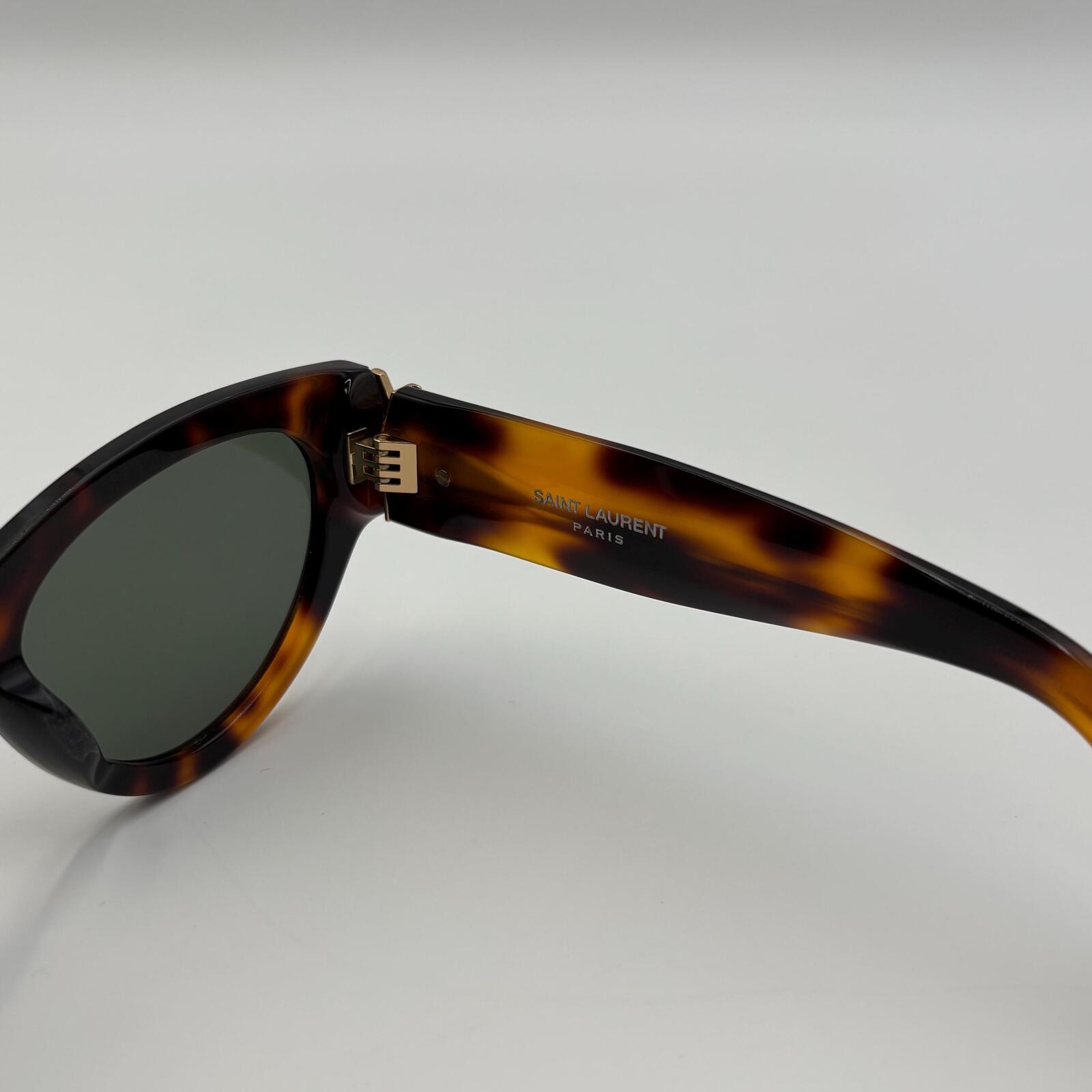 Saint Laurent Paris SL M94 Havana Tortoise CatEye Sunglasses