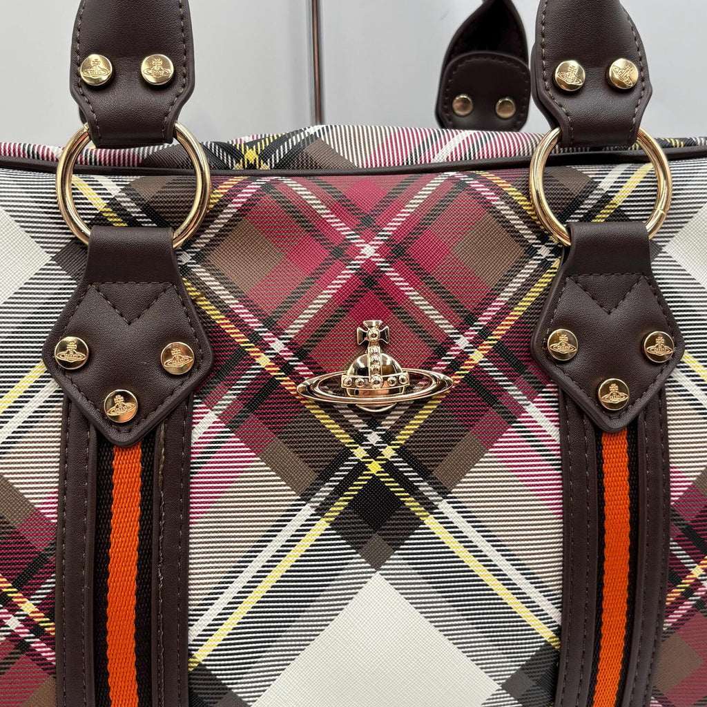 Vivienne Westwood Derby Tartan Bowler Bag