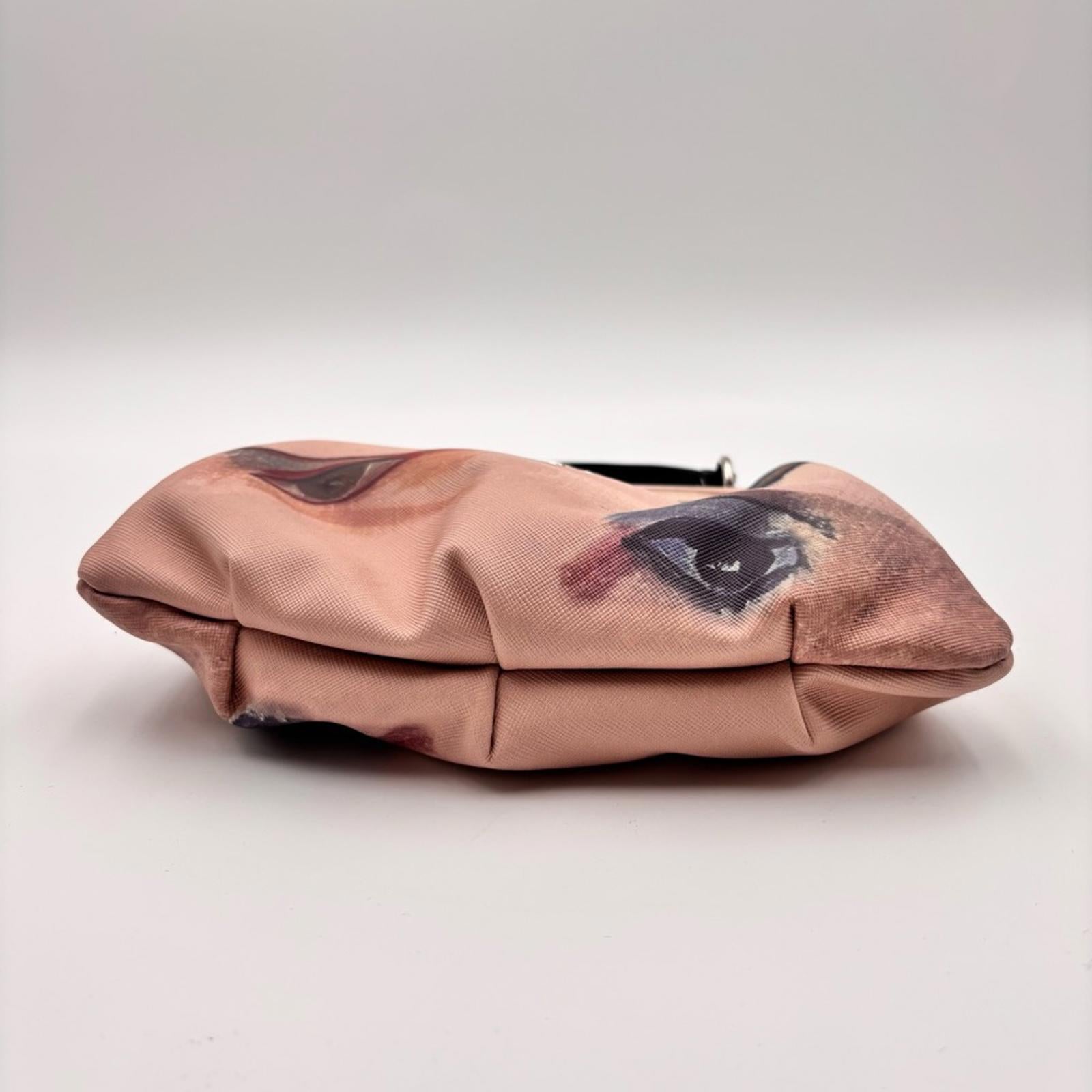 Vivienne Westwood Granny Bag Portrait Print Kiss Lock Clutch