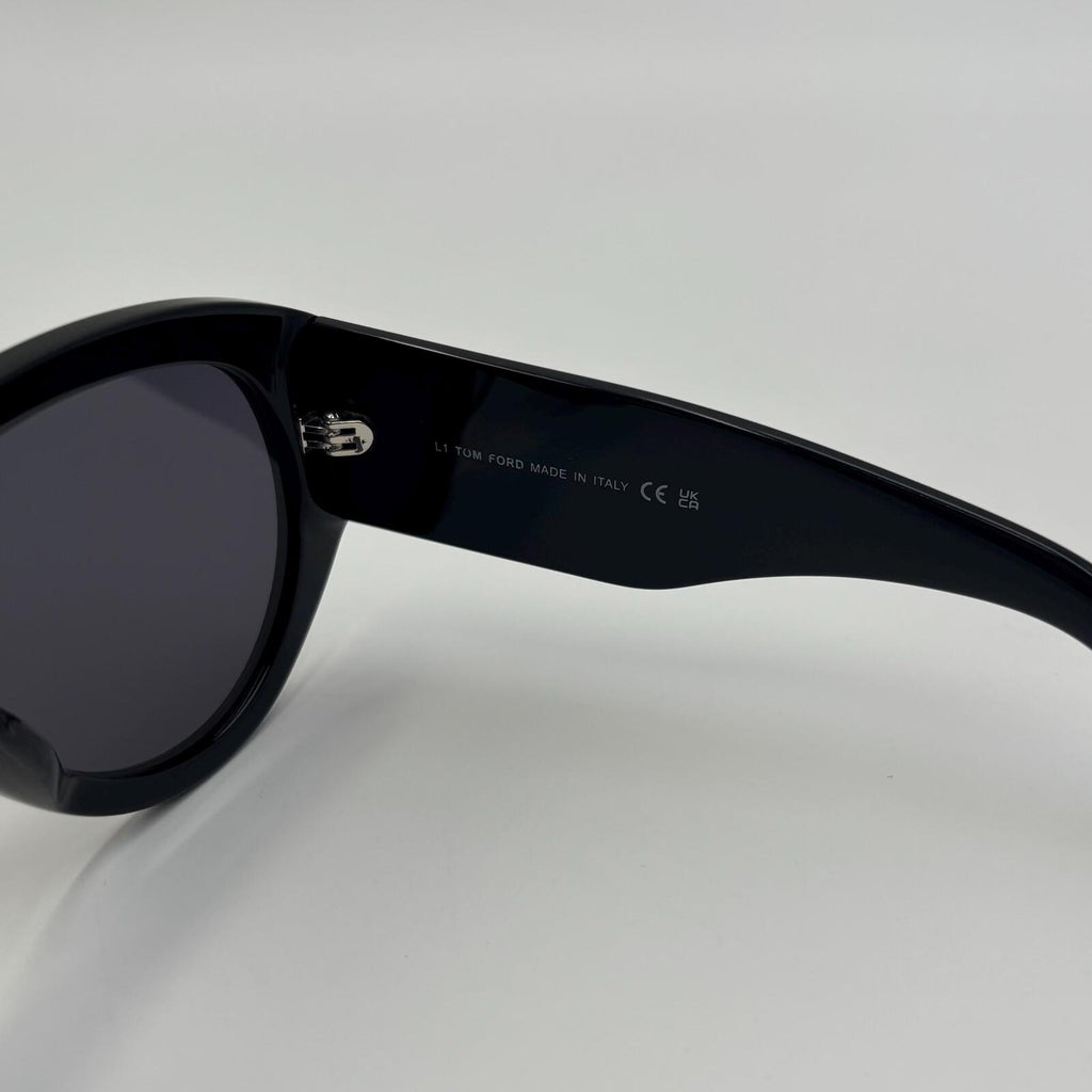 Tom Ford Bronson FT1044 Black Smoke Pilot Sunglasses