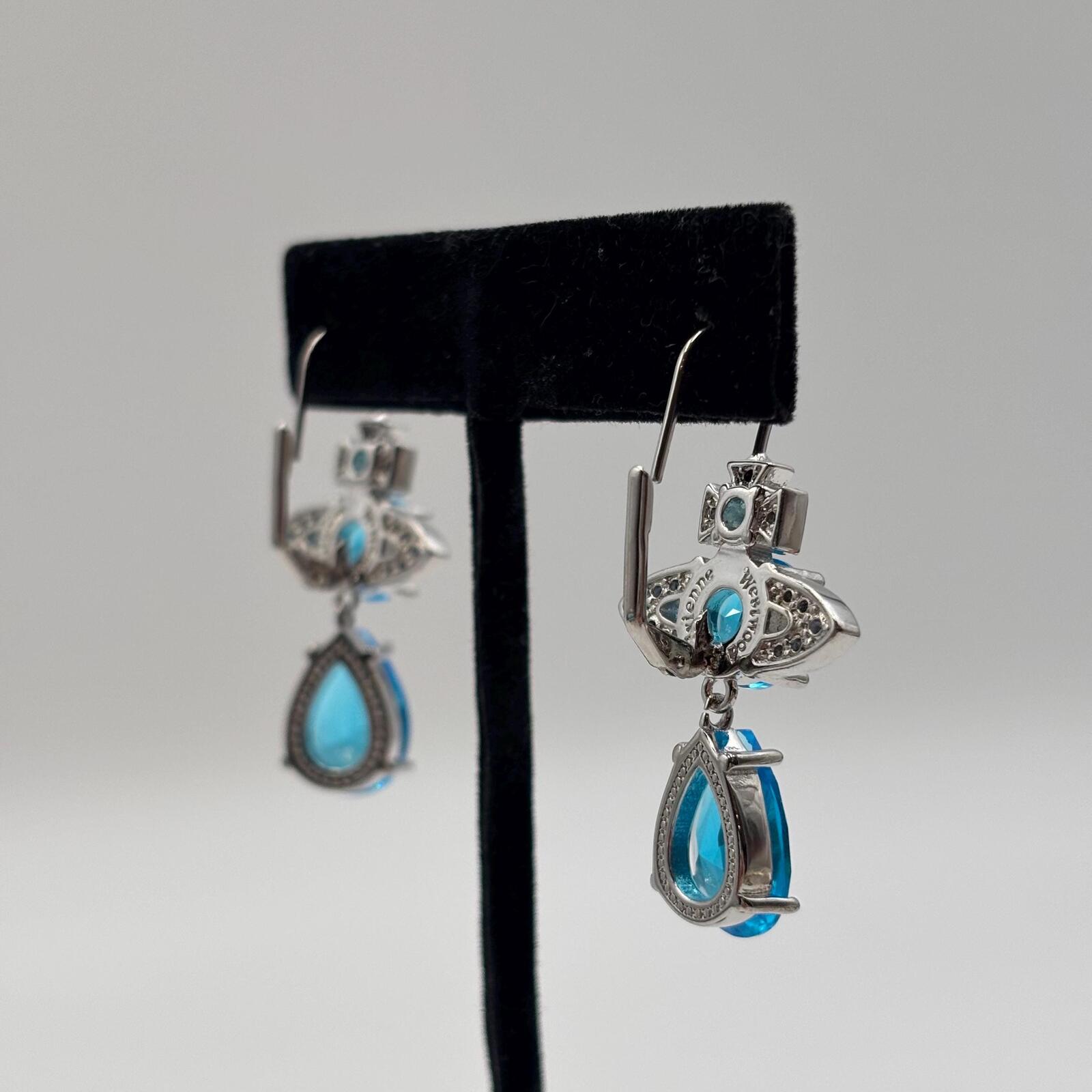 Vivienne Westwood Ismene Drop Earrings – Blue