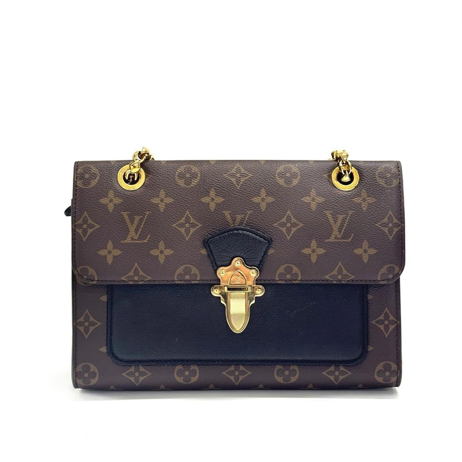 Louis Vuitton Brown and Black Monogram Bag