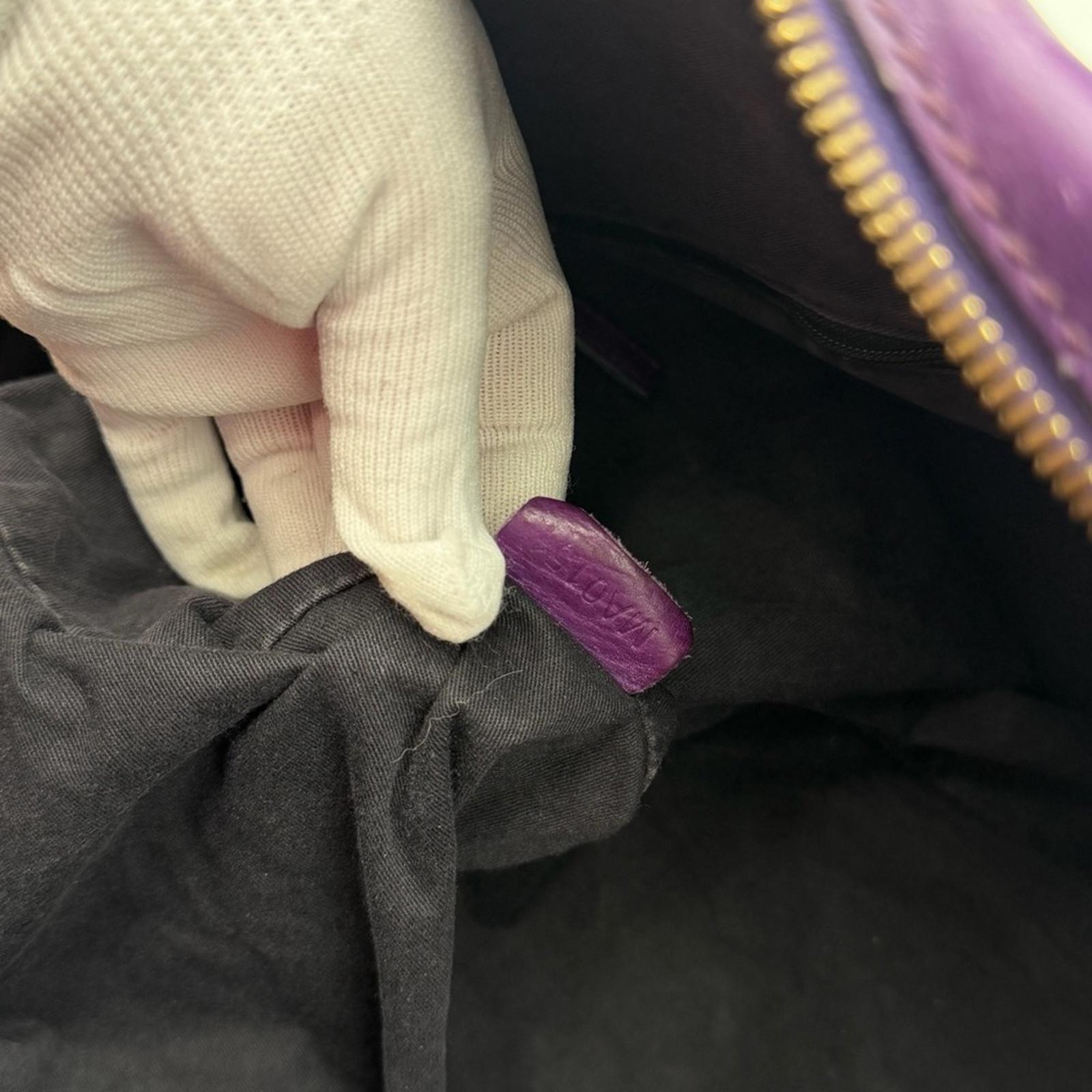 Givenchy Nightingale Leather Satchel Bag – Purple