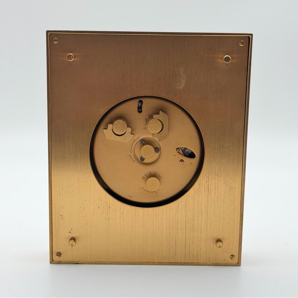 Gabriel Lucas Brass Desk Clock — Swiss Made