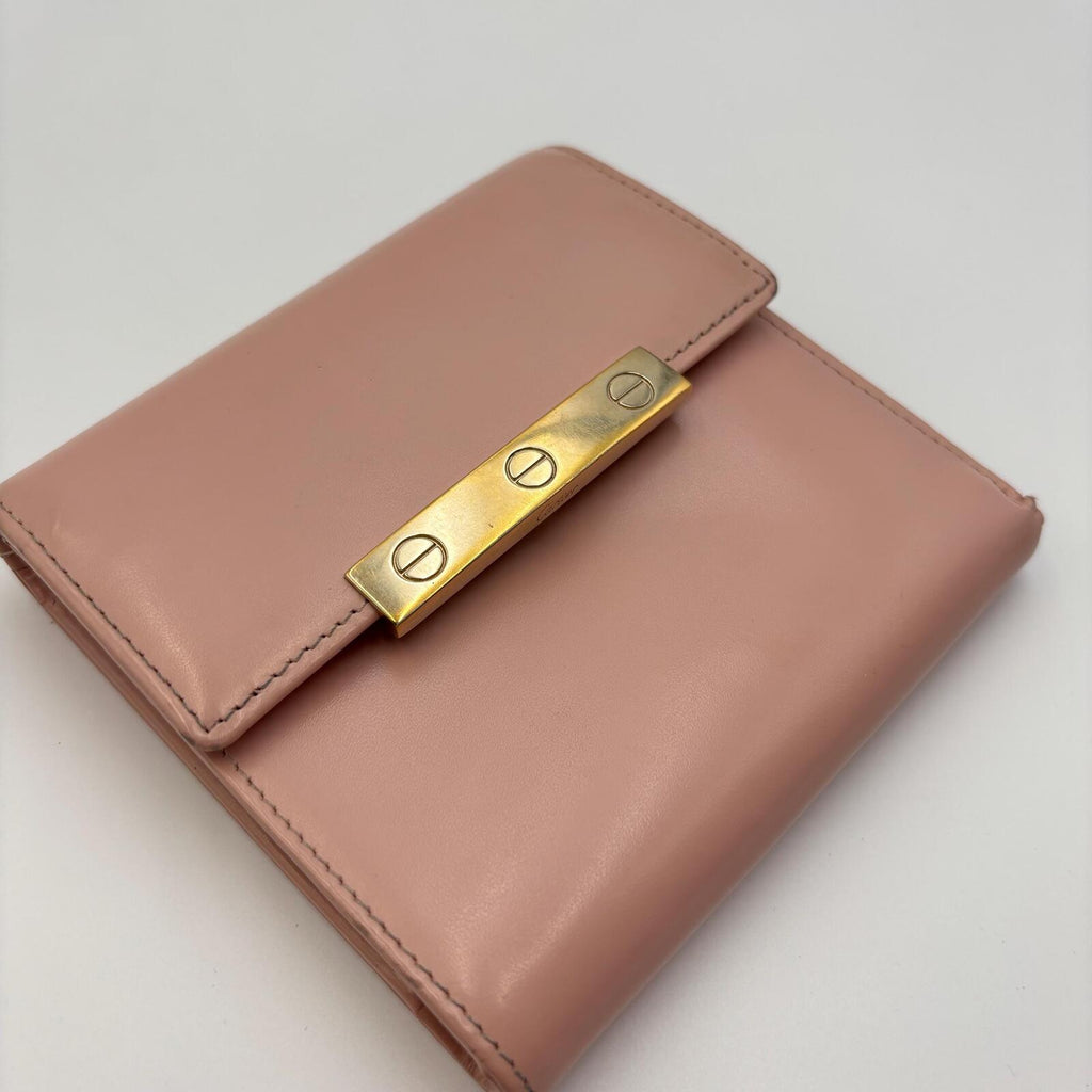 Cartier Love Wallet Pink Leather