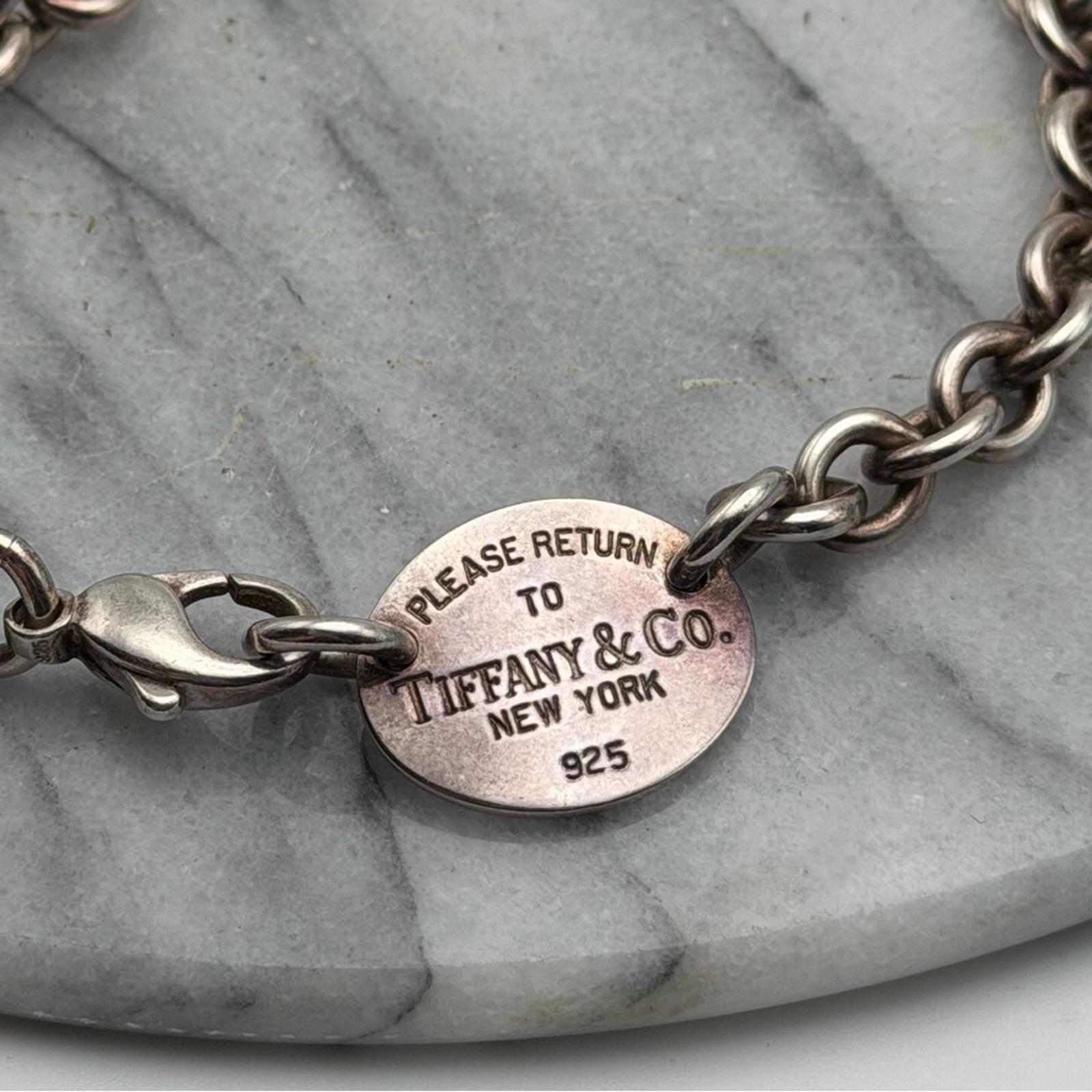 TIFFANY & CO. RETURN TO TIFFANY OVAL TAG CHOKER NECKLACE – STERLING SILVER