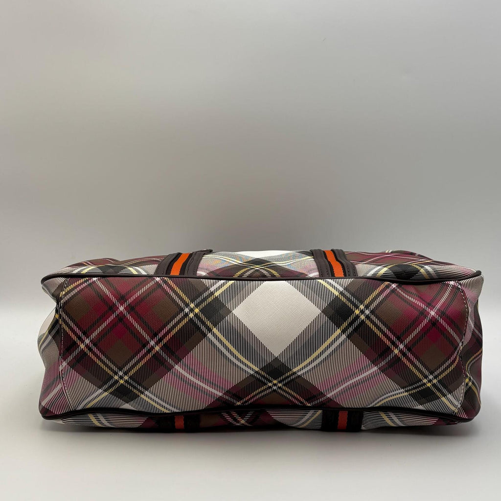 Vivienne Westwood Derby Tartan Bowler Bag