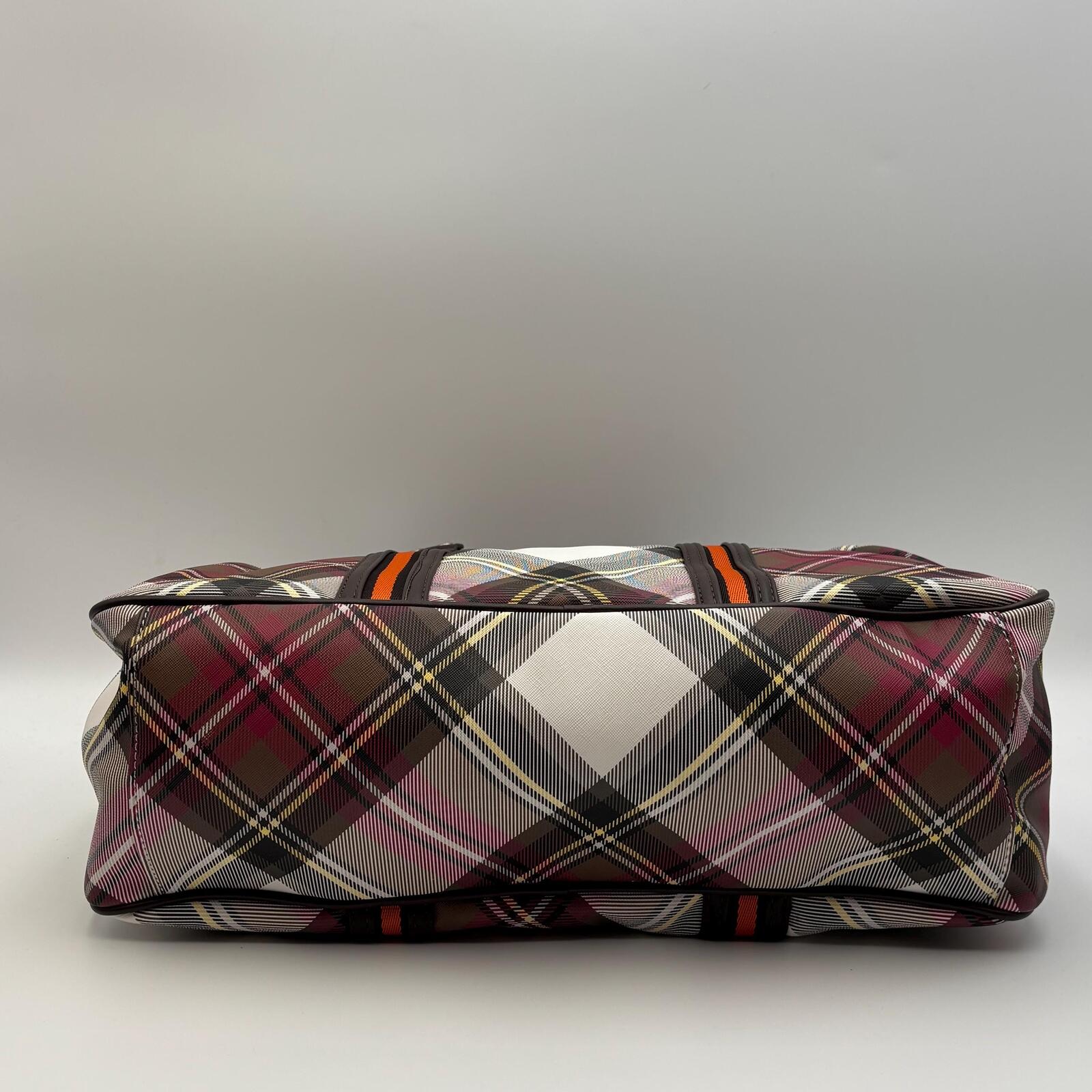 Vivienne Westwood Derby Tartan Bowler Bag