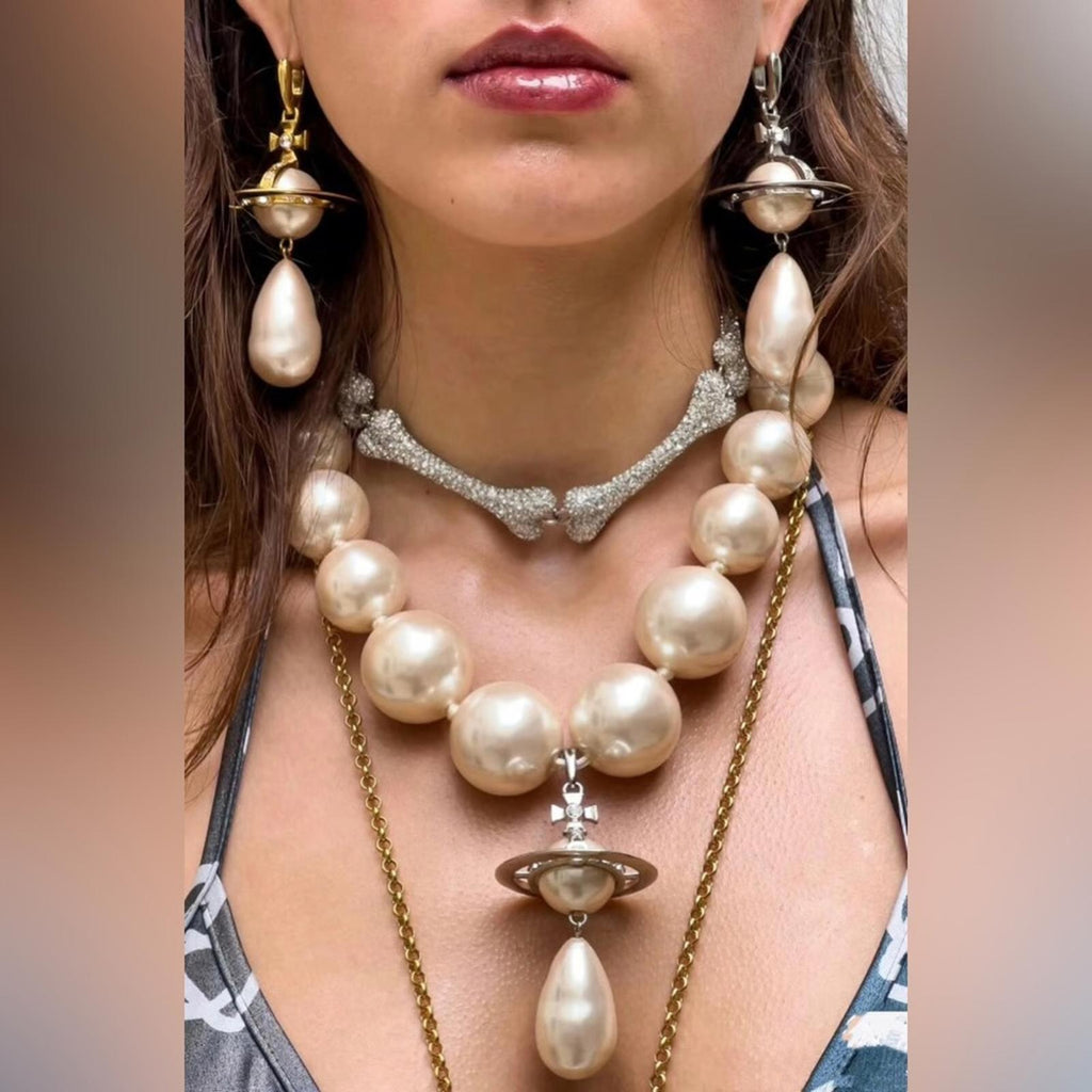 Vivienne Westwood Giant Pearl Drop Necklace