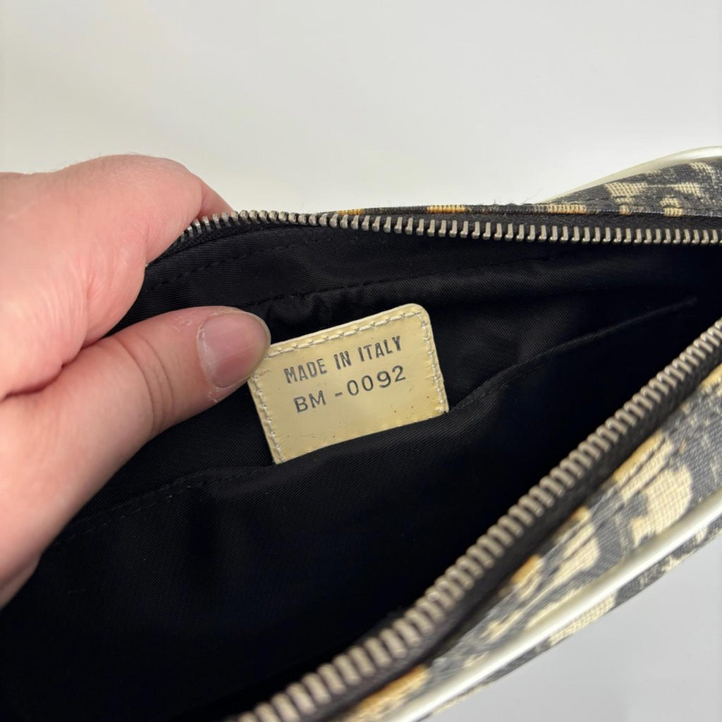 CHRISTIAN DIOR VINTAGE TROTTER MINI SHOULDER BAG — JOHN GALLIANO ERA 2002