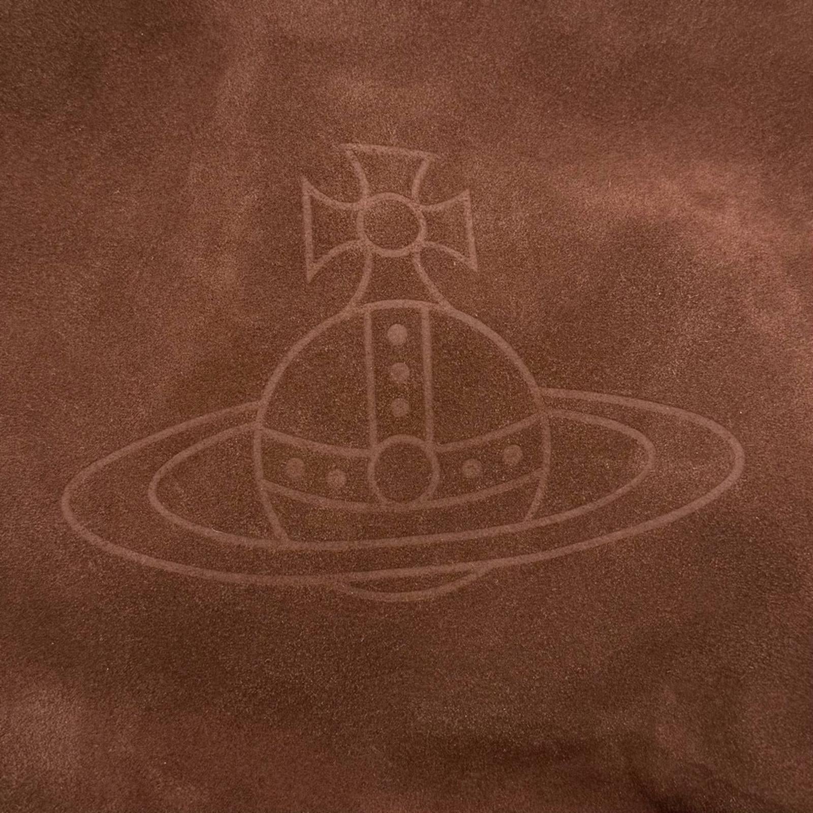 Vivienne Westwood Suede Shoulder Bag – Chocolate Brown