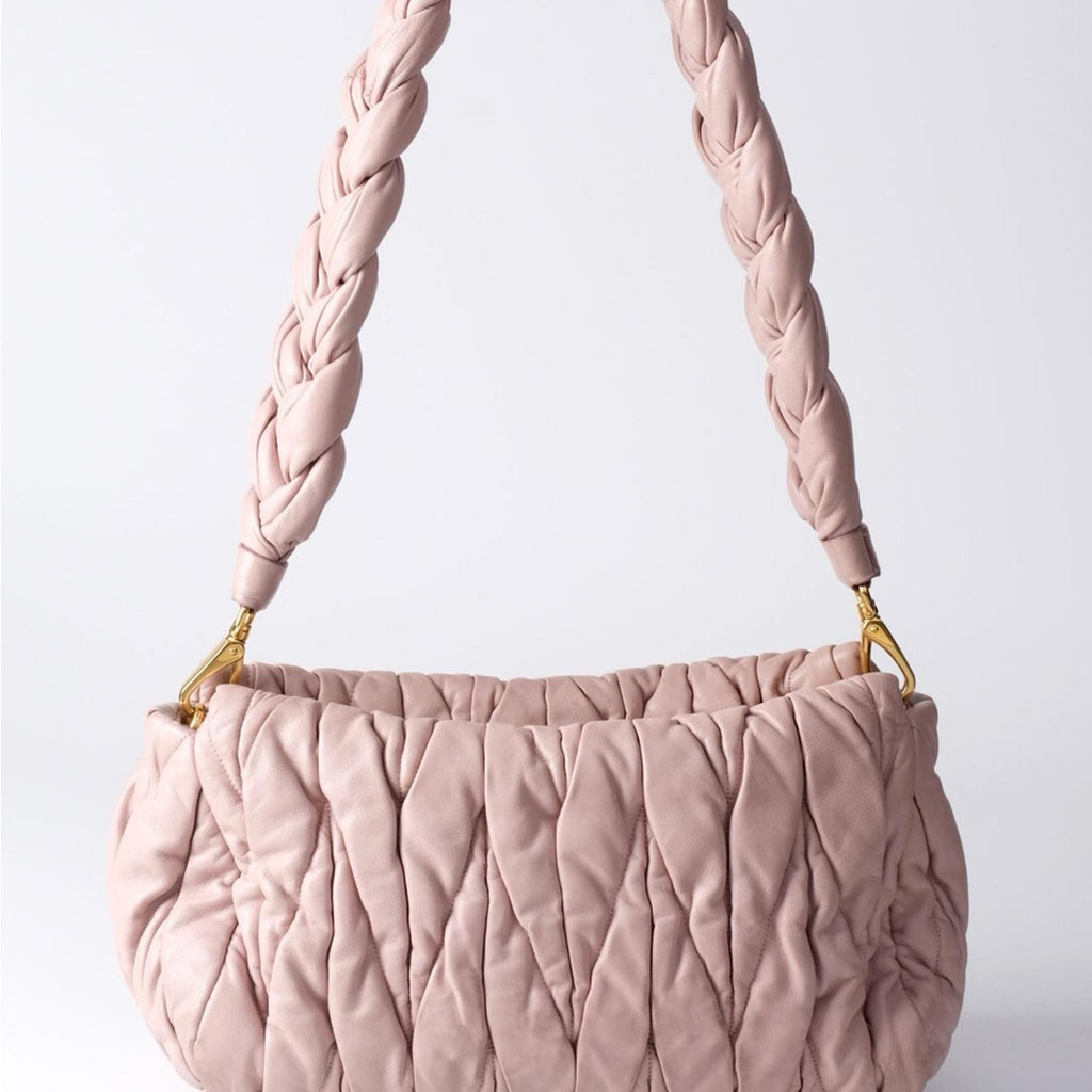 Miu Miu Bolsa Matelassé Pink 5BC022 Shoulder Bag