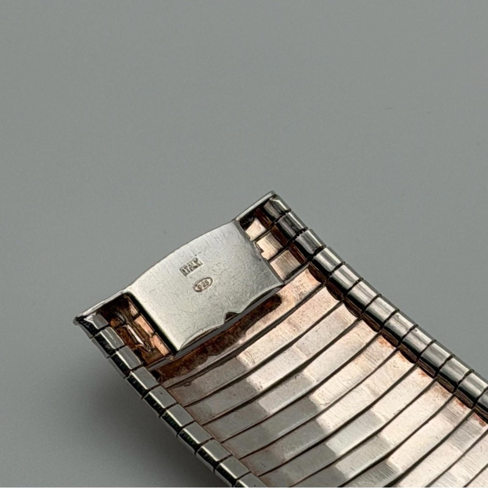 ITALIAN STERLING SILVER WIDE STATEMENT BRACELET