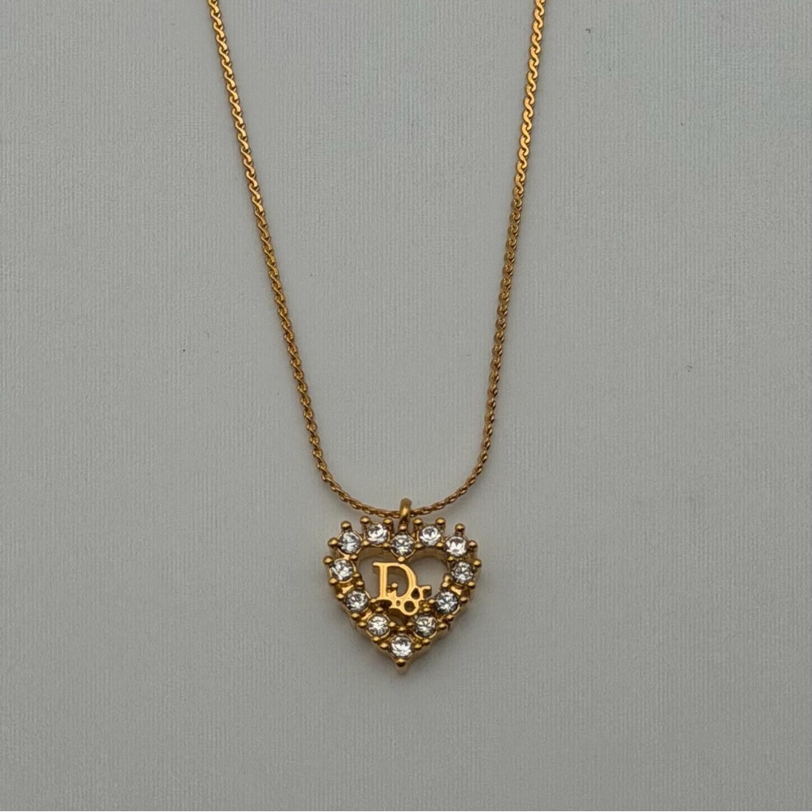 Gold Heart Pendant Necklace