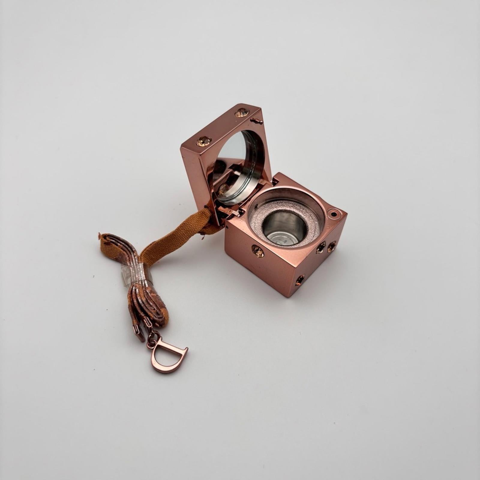 Dior Summer Play Crystal Dice Lip Gloss Bag Charm – Rose Gold