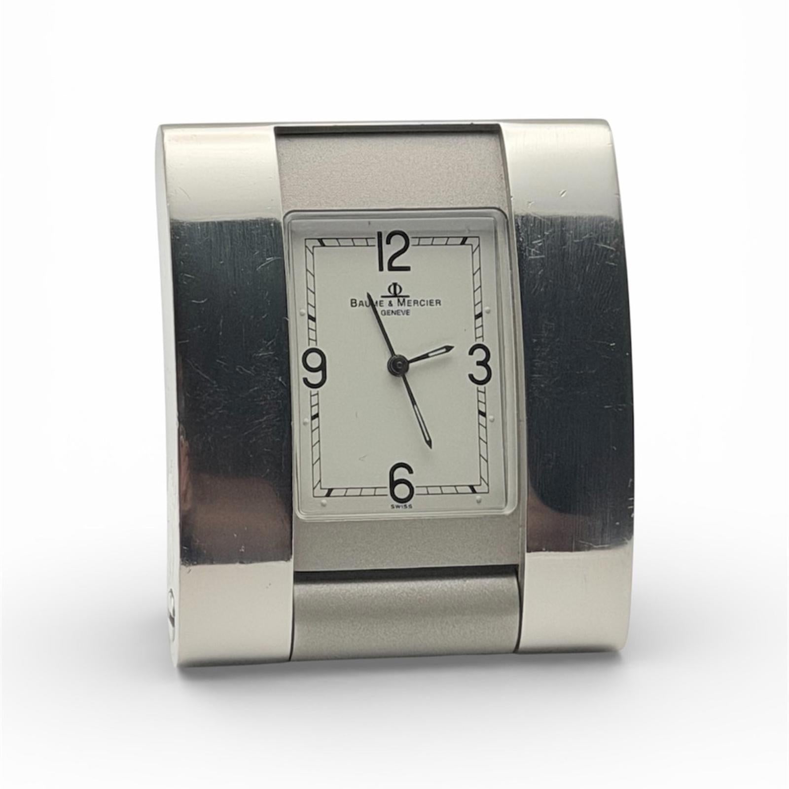 Baume & Mercier Geneva Swiss Travel / Desk Clock