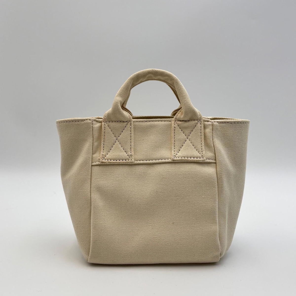 Acne Studios Mini Canvas Tote Bag Beige Top Handle Crossbody