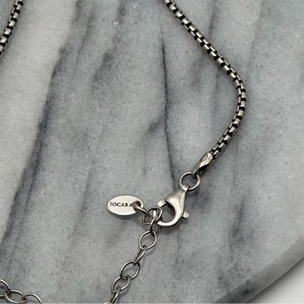 Tocara Sterling Silver Floral Necklace, Ring & Earrings Set – Made In Italy