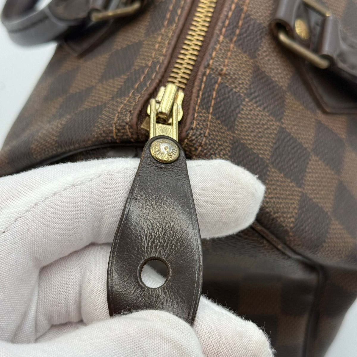 Louis Vuitton Speedy 25 Damier Ebene Handbag 2011