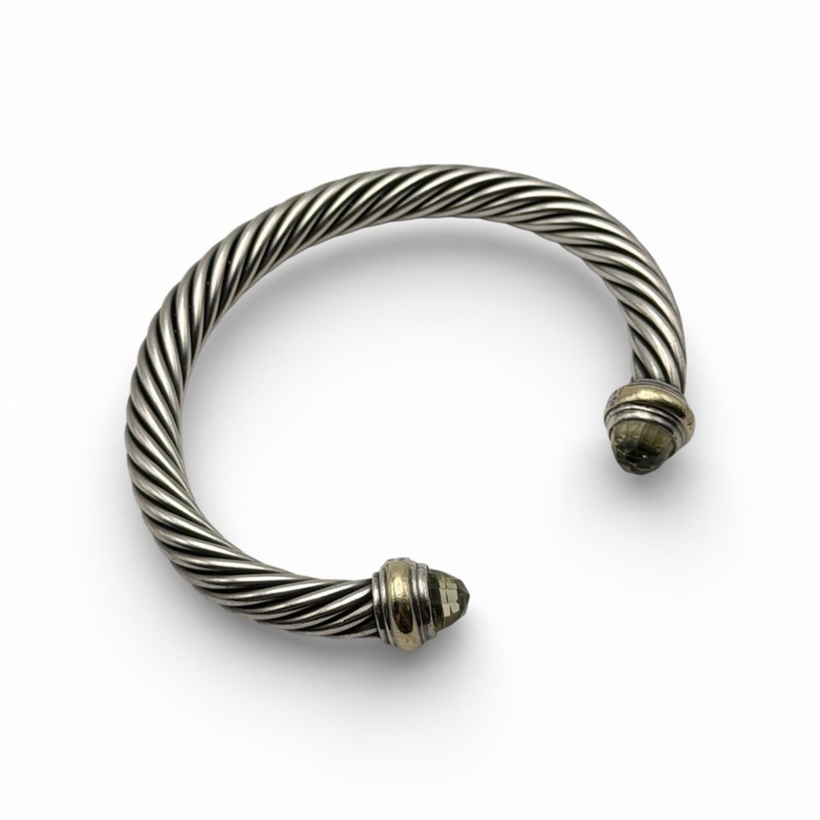 DAVID YURMAN CLASSIC CABLE BRACELET – PRASIOLITE