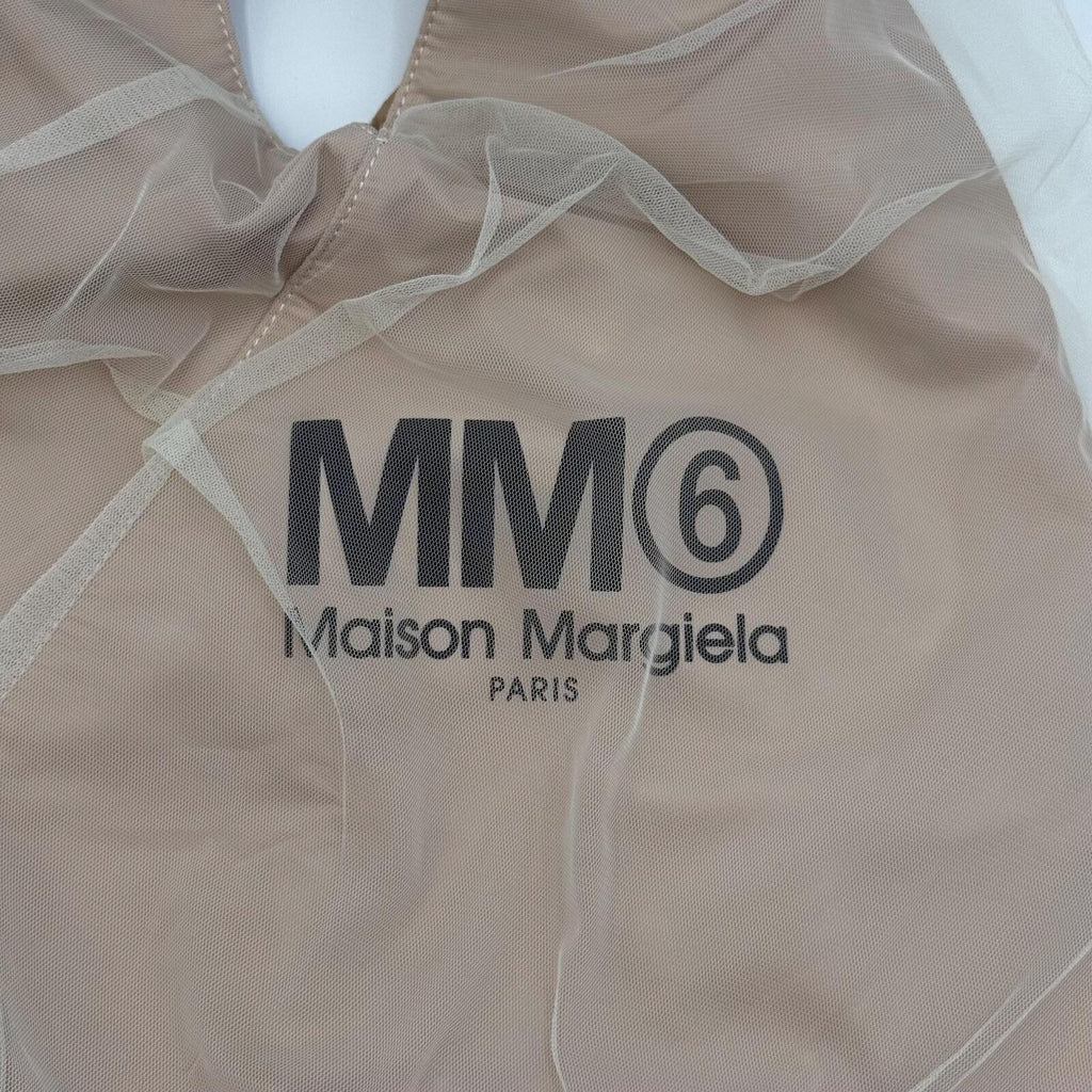 Maison Margiela MM6 Maison Margiela Beige Tulle JapaneseTote