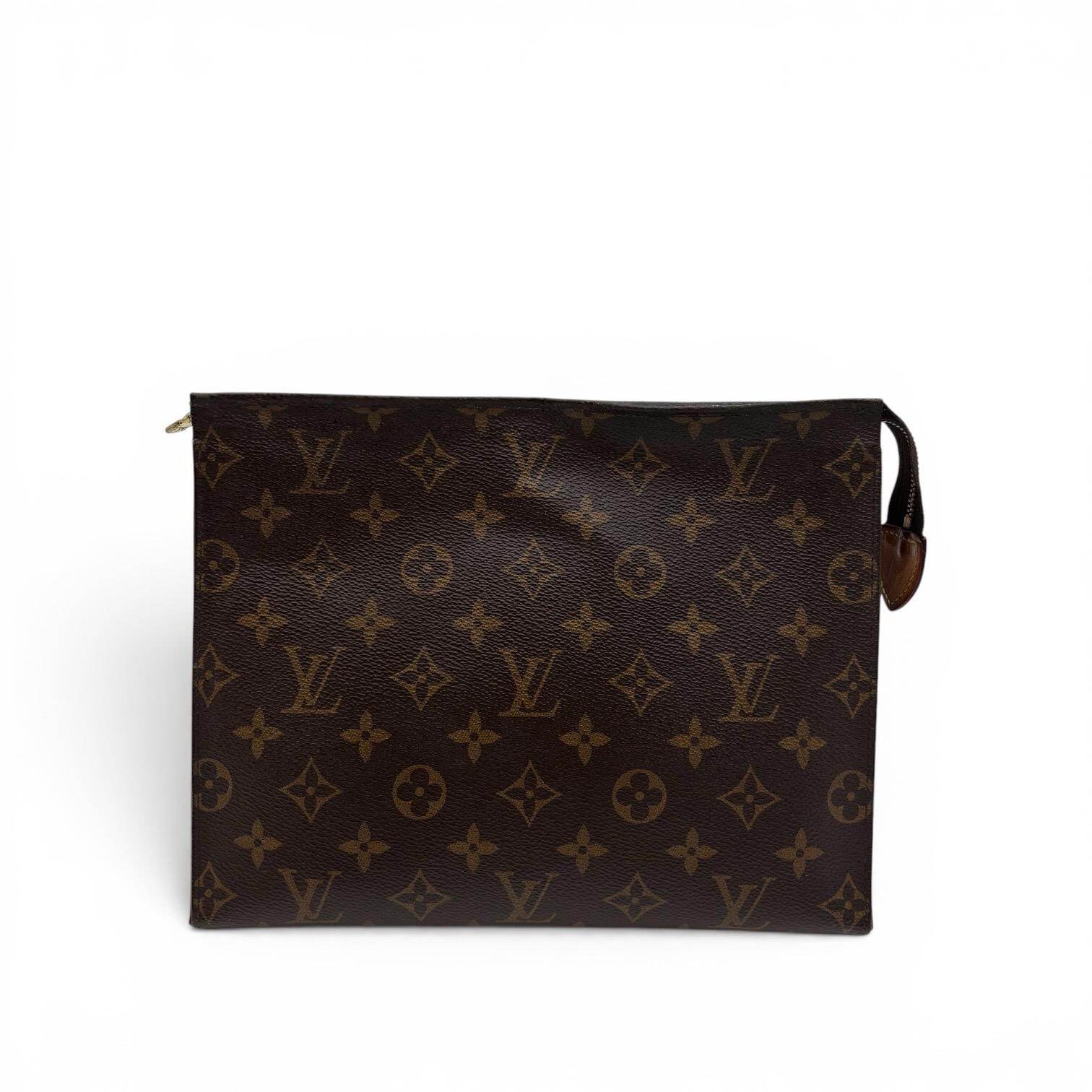 Louis Vuitton Vintage Monogram Toiletry Pouch 26 Canvas Cosmetic Bag