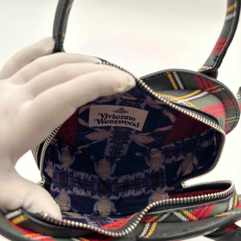 Vivienne Westwood Josephine Heart Crossbody – Tartan Chelsea