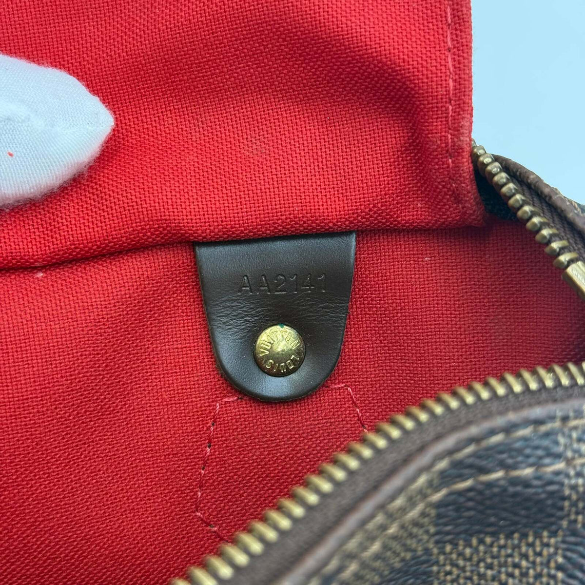 Louis Vuitton Speedy 25 Damier Ebene Handbag 2011