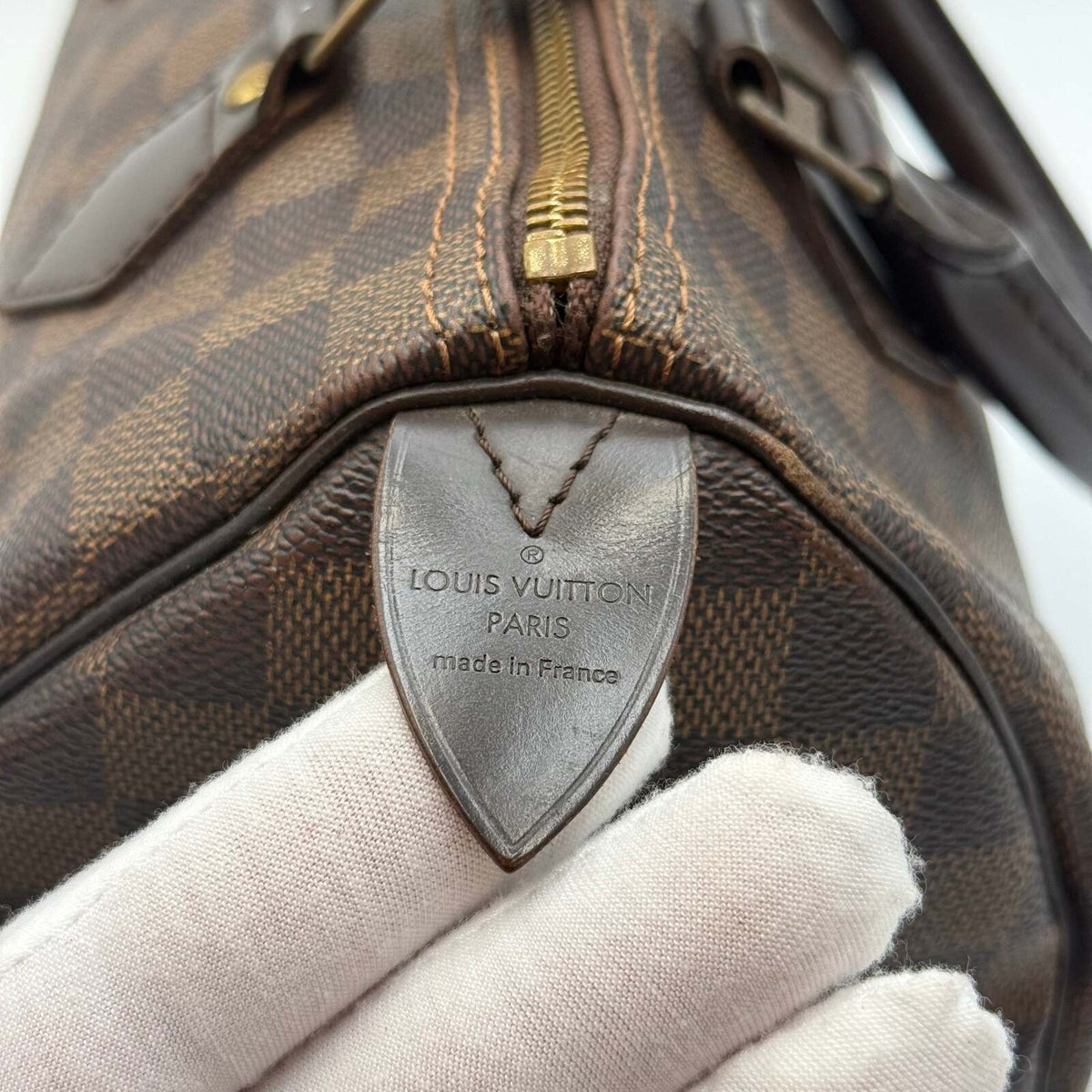 Louis Vuitton Speedy 25 Damier Ebene Handbag 2011