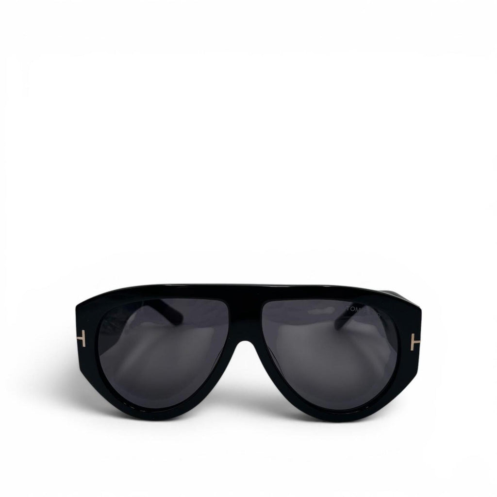 Tom Ford Bronson FT1044 Black Smoke Pilot Sunglasses