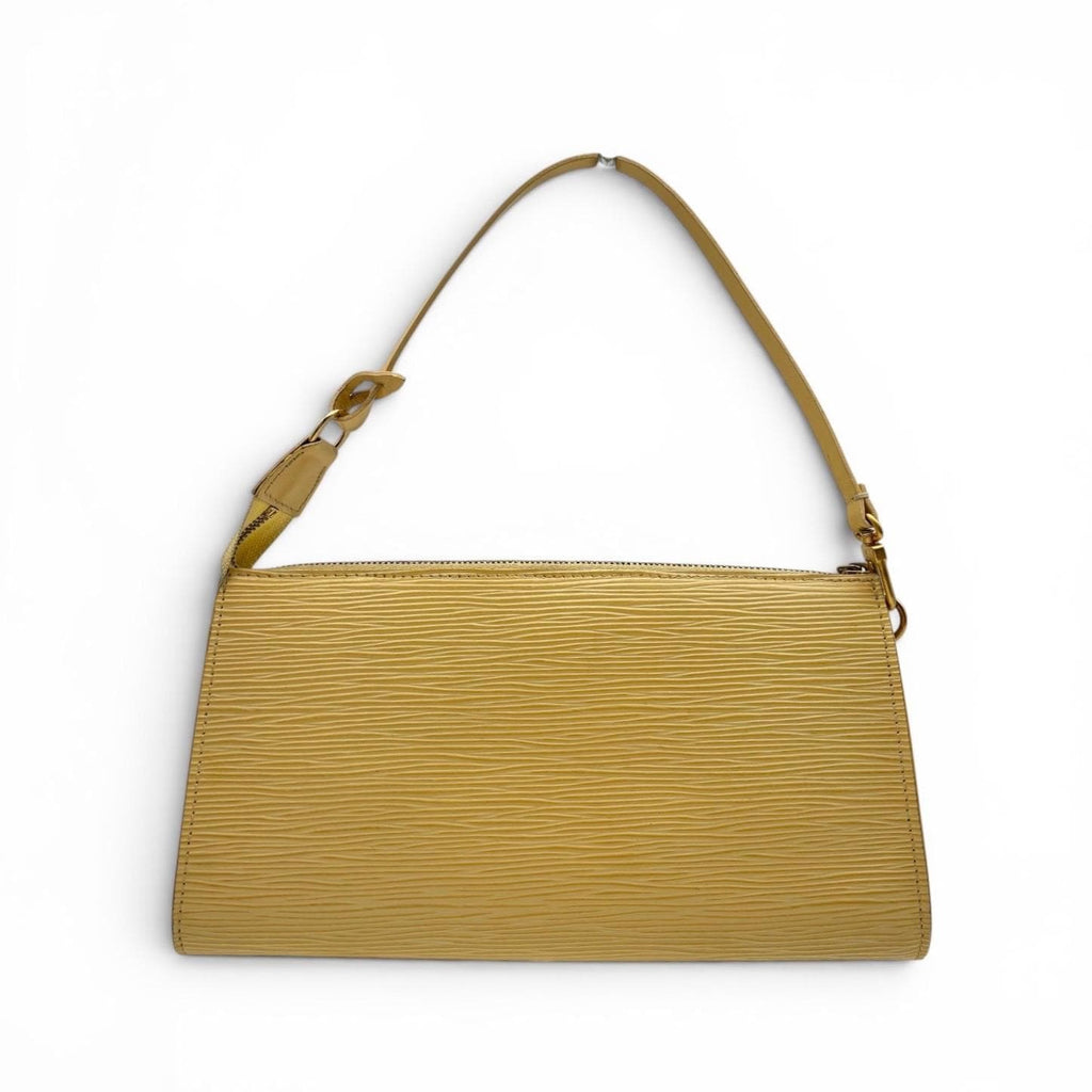 Louis Vuitton Epi Pochette Accessoires in Vanilla